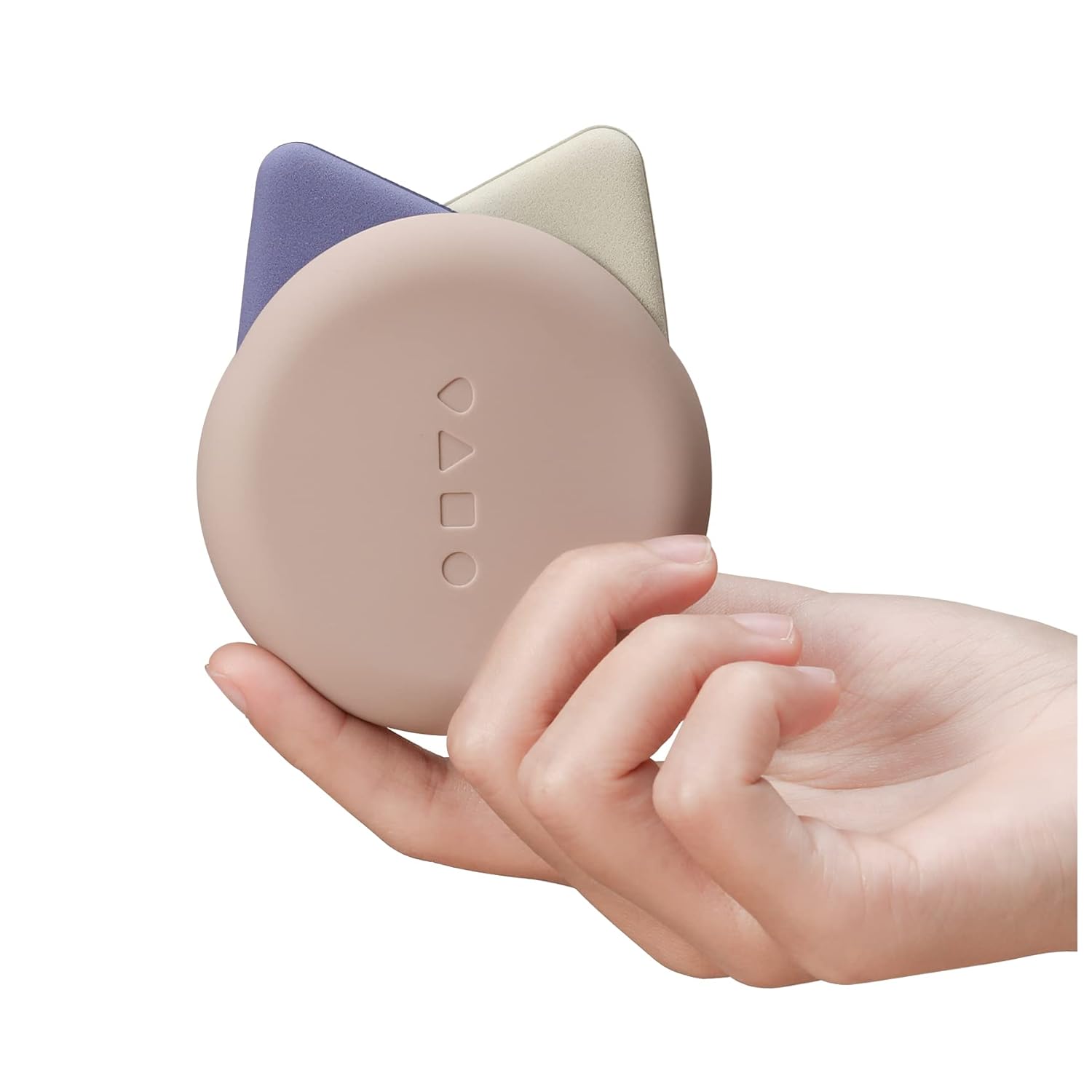 FVION Soporte de silicona para maquillaje para viajes, funda de silicona para soplo de polvo, protector de cubierta de licuadora de belleza