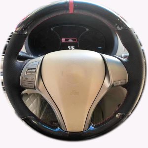 Steering Wheel Covers for Nissan X-Trail Teana Altima Qashqai Tiida Pulsar Navara, Custom Car Steering Wheel Cover Steering Wheel Covers for Nissan X-Trail Teana Altima Qashqai Tiida Pulsar Navara, Custom Car Steering Wheel Cover