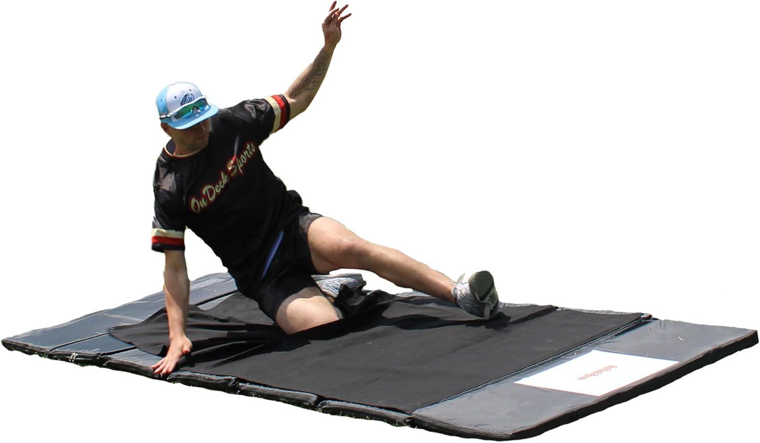 On Deck Sports – Alfombrilla de entrenamiento deslizante de béisbol y sóftbol  Alfombrilla deslizante para interiores y exteriores con diseño