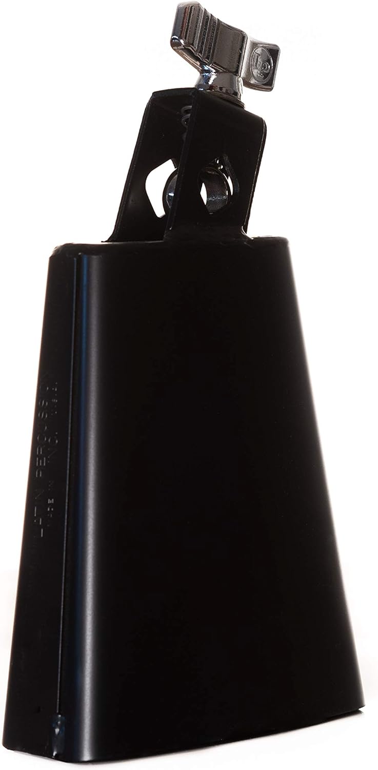 Cowbell de Belleza Latina Percusión Negro, Negro, 5.5 pulgadas
