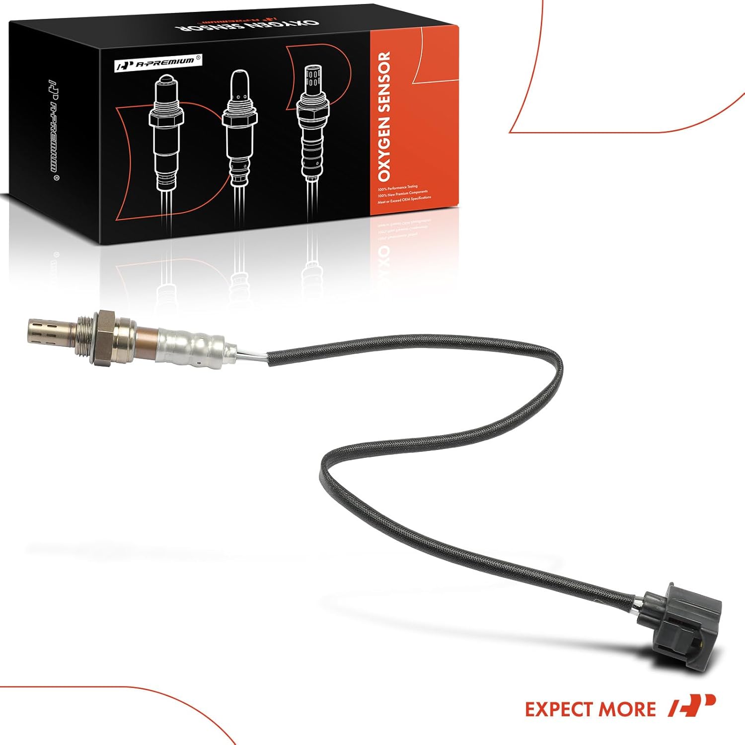 A-Premium Sensor de oxígeno O2 compatible con Dodge Dakota 2005-2007, Durango 2006-2007 y Chrysler Aspen, Pacifica y Mitsubishi Raider 2006-2007,