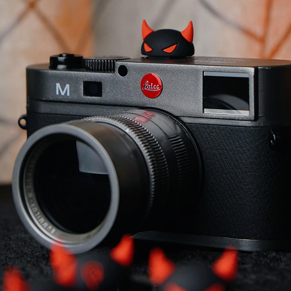ZOSTLAND Funda especial para cámara SLR, protector de zapatos, compatible con Sony Fuji Canon, Nikon Pentax Leical (Devil + Cat)