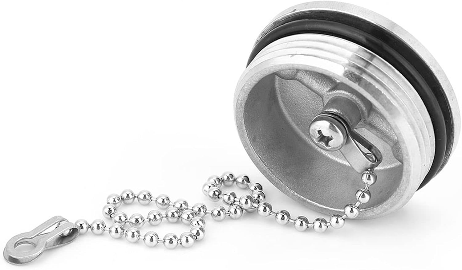 Fafeicy Tapa del tanque de combustible para barco, tapa de barco de acero inoxidable 316, puerto de llenado de barco marino, hardware marino (2