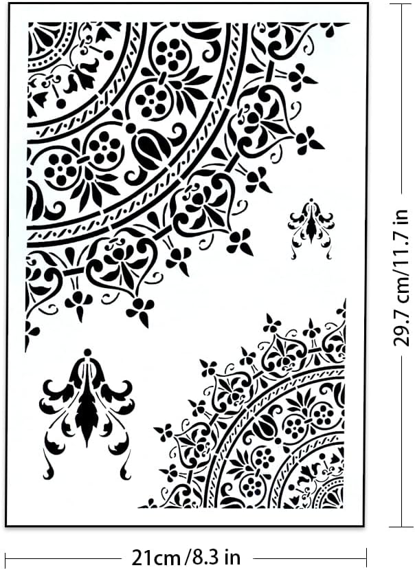 Plantilla decorativa de plantilla de letras de bendición para pintar sobre lienzo, muebles de madera, papel para manualidades (tamaño A4)
