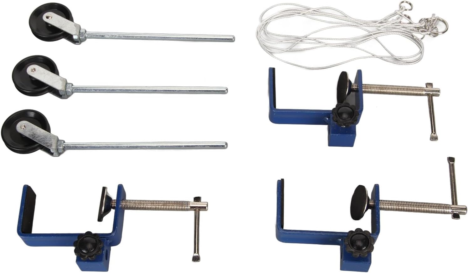 Abrazadera universal C para escritorio, abrazadera de montaje de mesa, 3 piezas de abrazadera C pesada abrazadera de montaje para laboratorio de