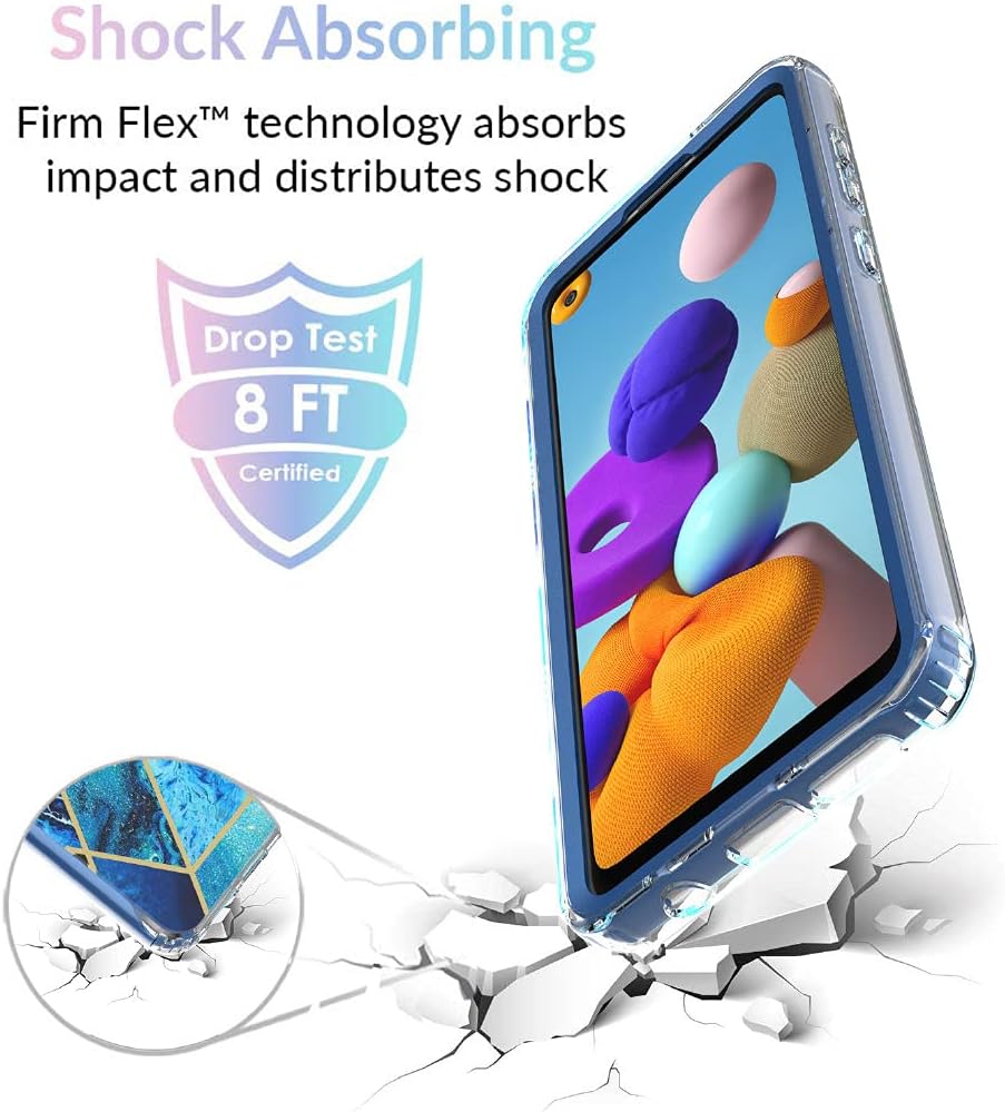 Jelly Galaxy A21S – Funda protectora de cuerpo completo antiarañazos para Samsung Galaxy A21S (no es compatible con Galaxy A21) con diseño de