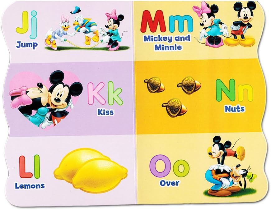 Libros de Disney para niños pequeños de 1 a 3 a 8 años de Disney con Mickey y Minnie Mouse, paquete de My First Stories