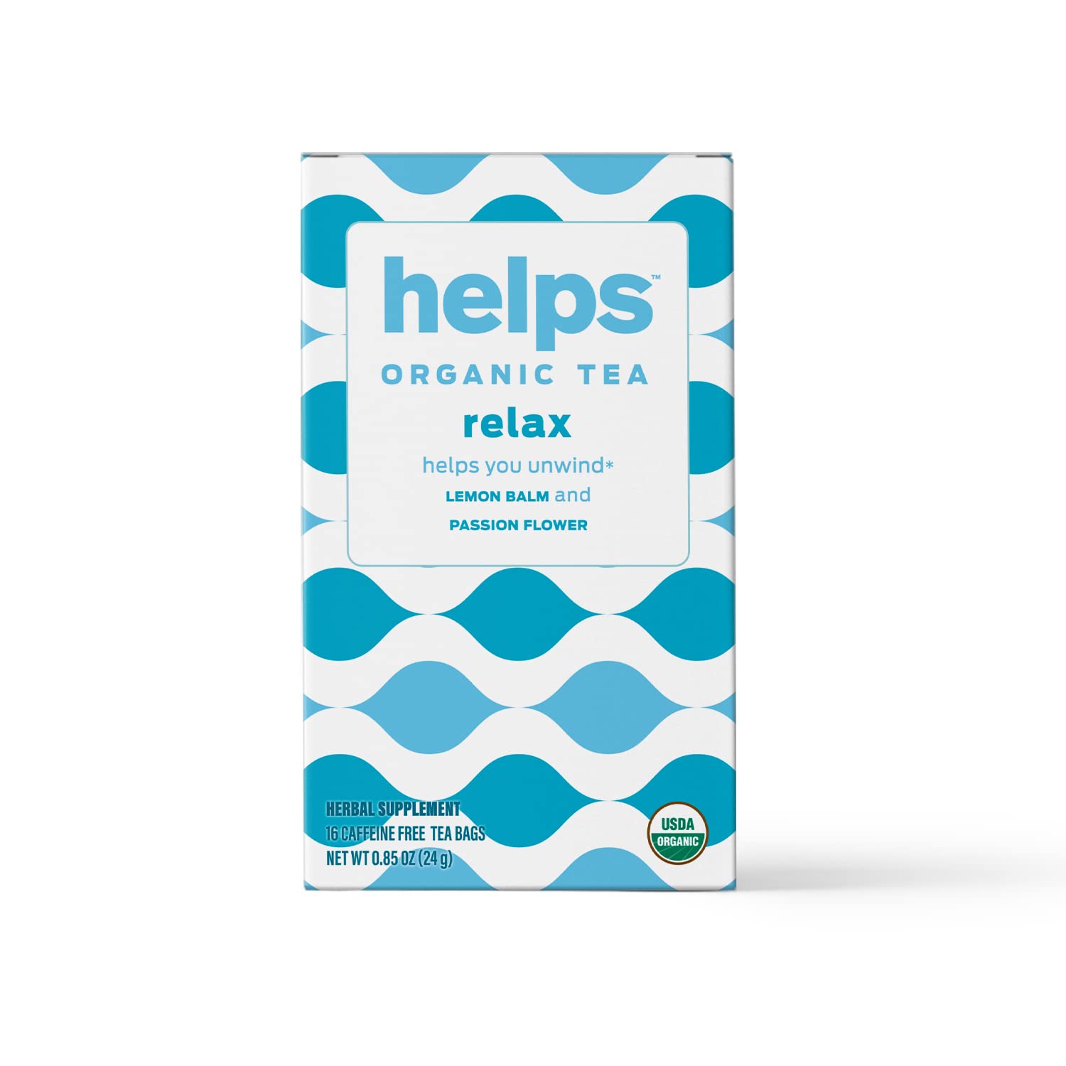 Ayuda a los tés  Ayuda a relajar el té  Relajante mezcla de hierbas orgánicas de bálsamo de limón y pasiflor. Combate la ansiedad para descansar