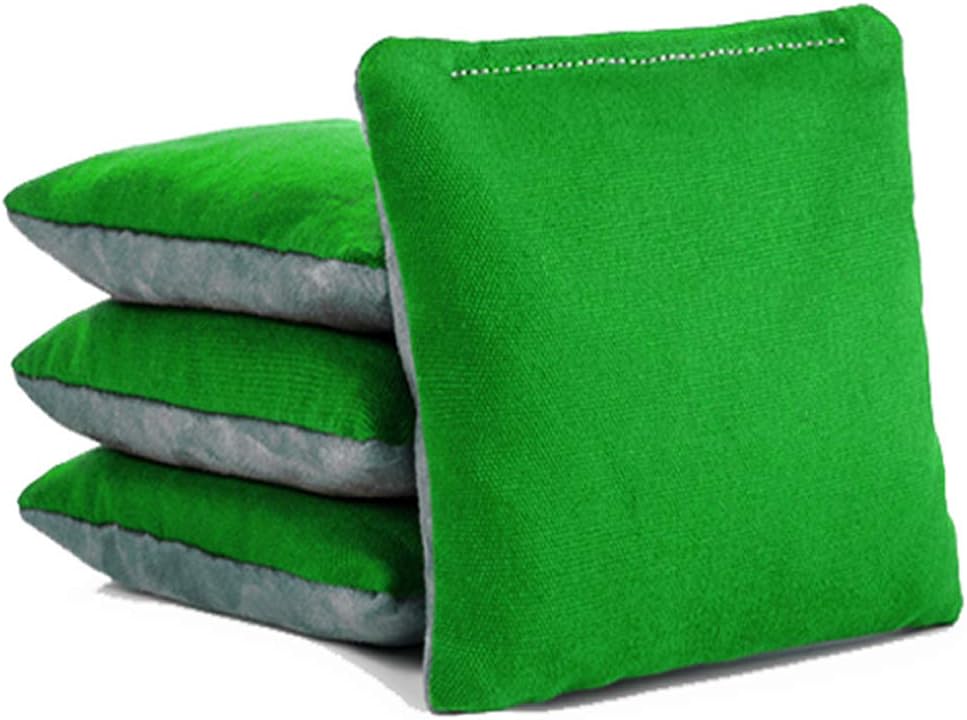 Tailgating Pros Juego de bolsas, saquitos Pro-Style, de doble cara, suave y adherente, con relleno de resina, de gamuza y lona de pato, juego de 8 a