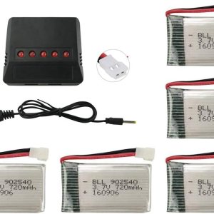 5 unids 3.7 V 720 mAh Lipo batería con 5 en 1 cargador para Syma X5C X5C-1 X5A X5 X5SC X5SW H5C V931 Drone accesorio 5 unids 3.7 V 720 mAh Lipo batería con 5 en 1 cargador para Syma X5C X5C-1 X5A X5 X5SC X5SW H5C V931 Drone accesorio