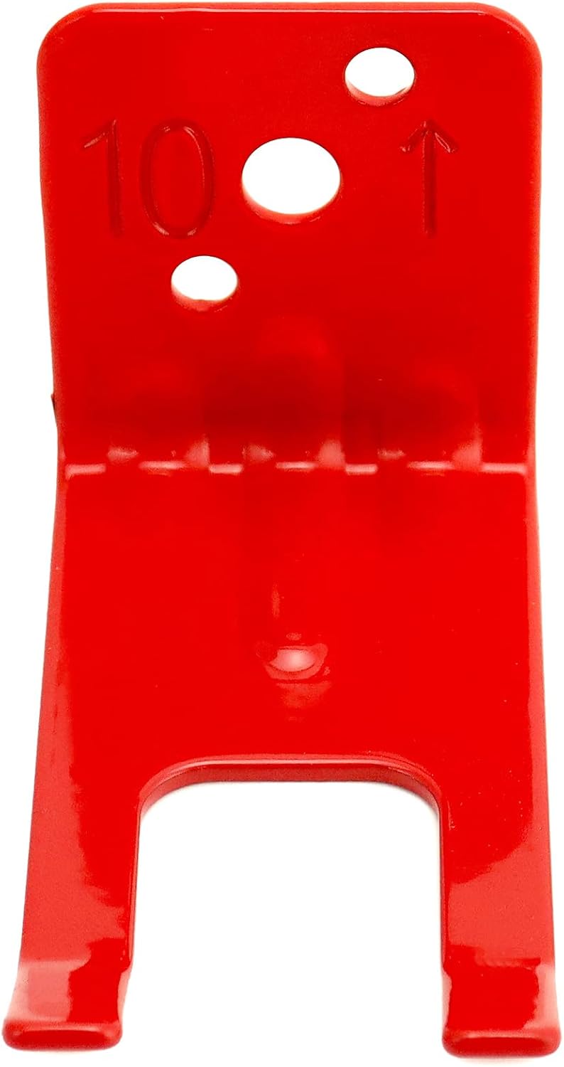 QWORK Soporte para extintor de incendios, paquete de 12 soportes de acero estilo tenedor para extintor, universal para todos los extintores de 5 a