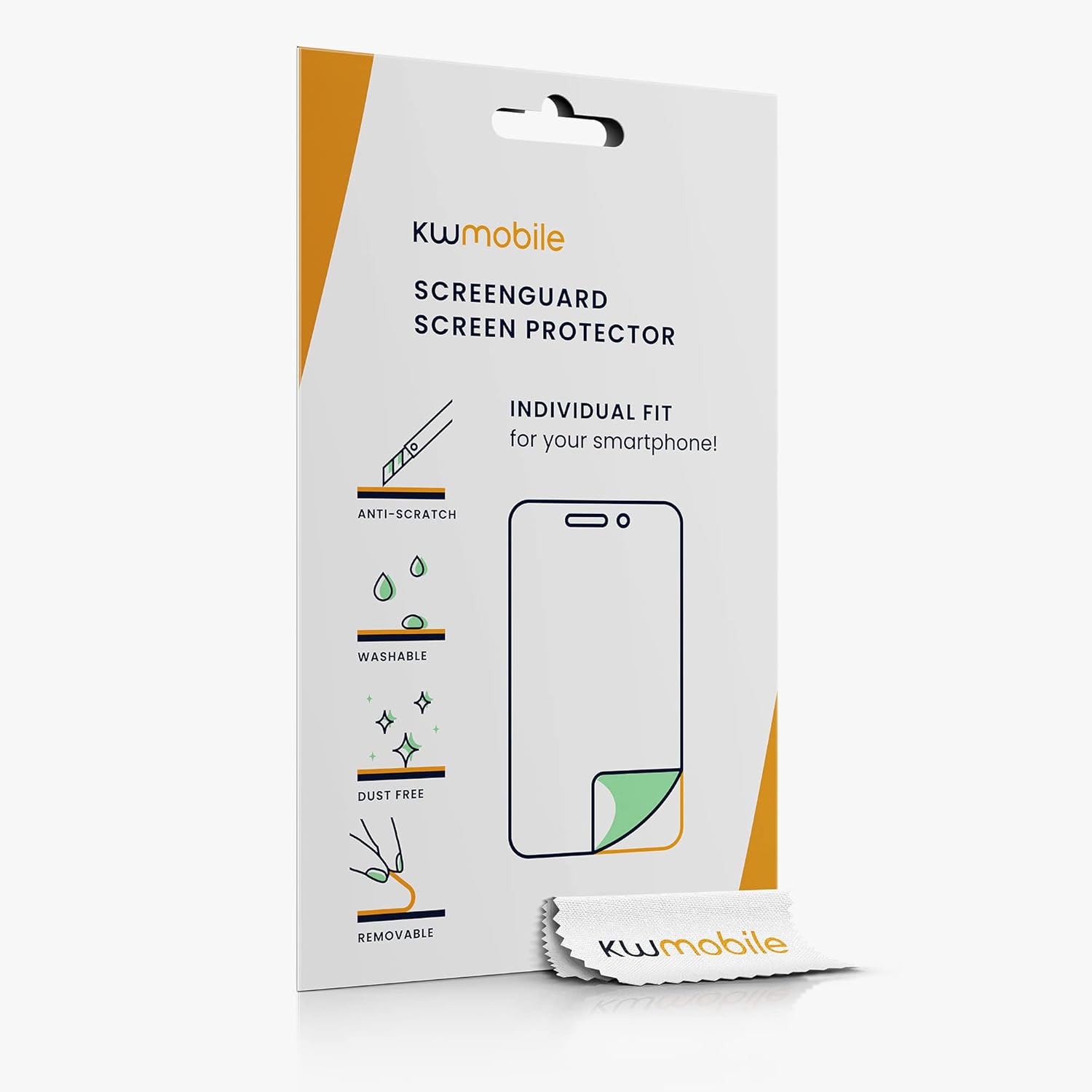 kwmobile Protectores de pantalla compatibles con Xiaomi Redmi Note 11 Pro+ 5G  Note 11 Pro Plus 5G, 3 películas transparentes ultra transparentes