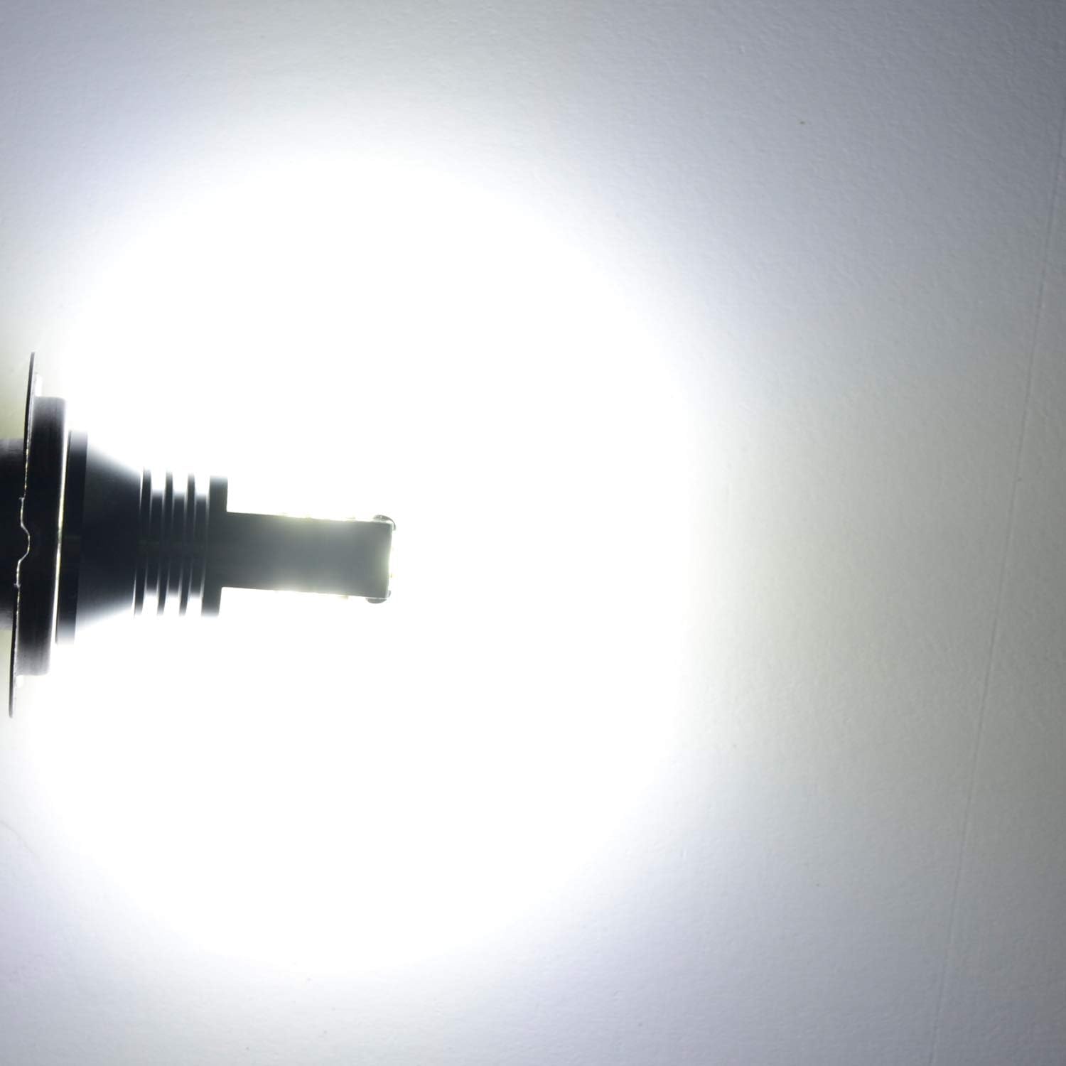H7 Bombillas LED antiniebla 6000K xenón blanco, extremadamente brillantes 3030 chips 64210 bombillas LED con proyector para luces antiniebla de