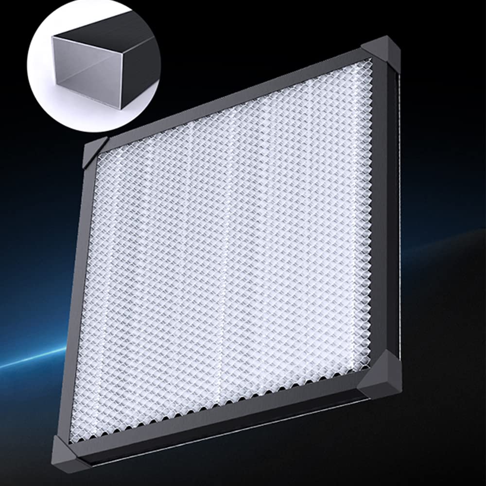 Cama láser de panal de abeja 9.252×9.252 in9.25×9.25 pulgadas tablero de panal mesa de trabajo para cortador láser 3D grabador
