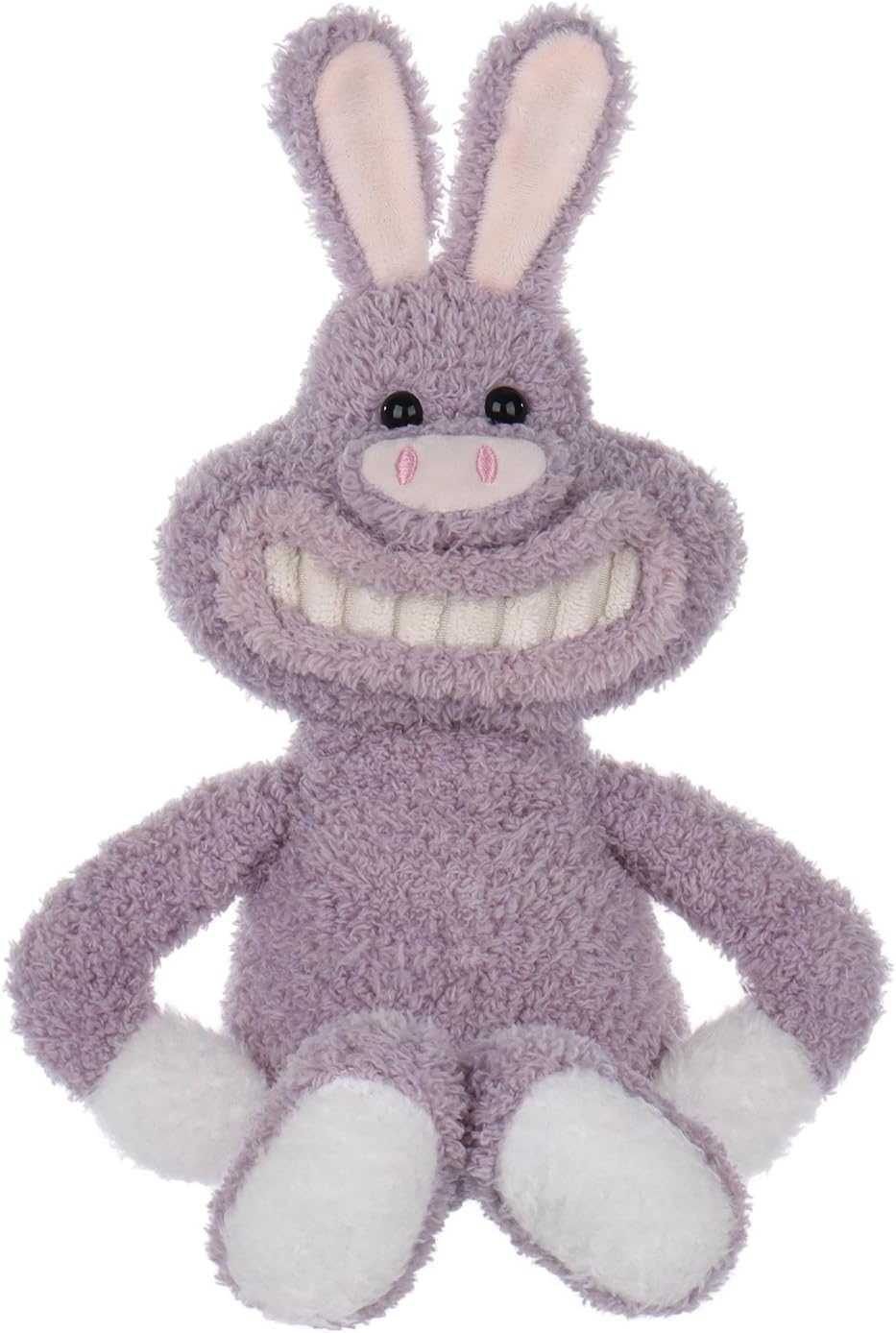 Apricot Lamb Juguetes de peluche sonriente púrpura conejito conejo peluche suave perfecto para niños 9.5 pulgadas