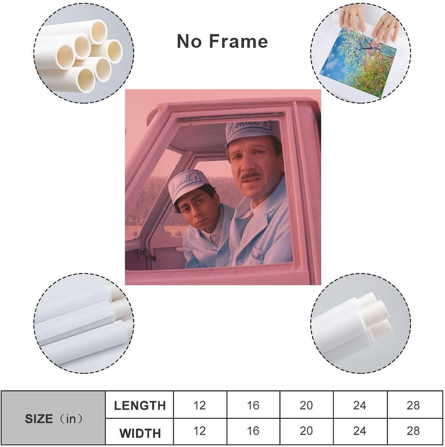 KAYLRE The Grand Budapest – Póster de hotel para habitación, estética, pintura retro, arte clásico, cuadro impreso, arte de pared, póster de lienzo,