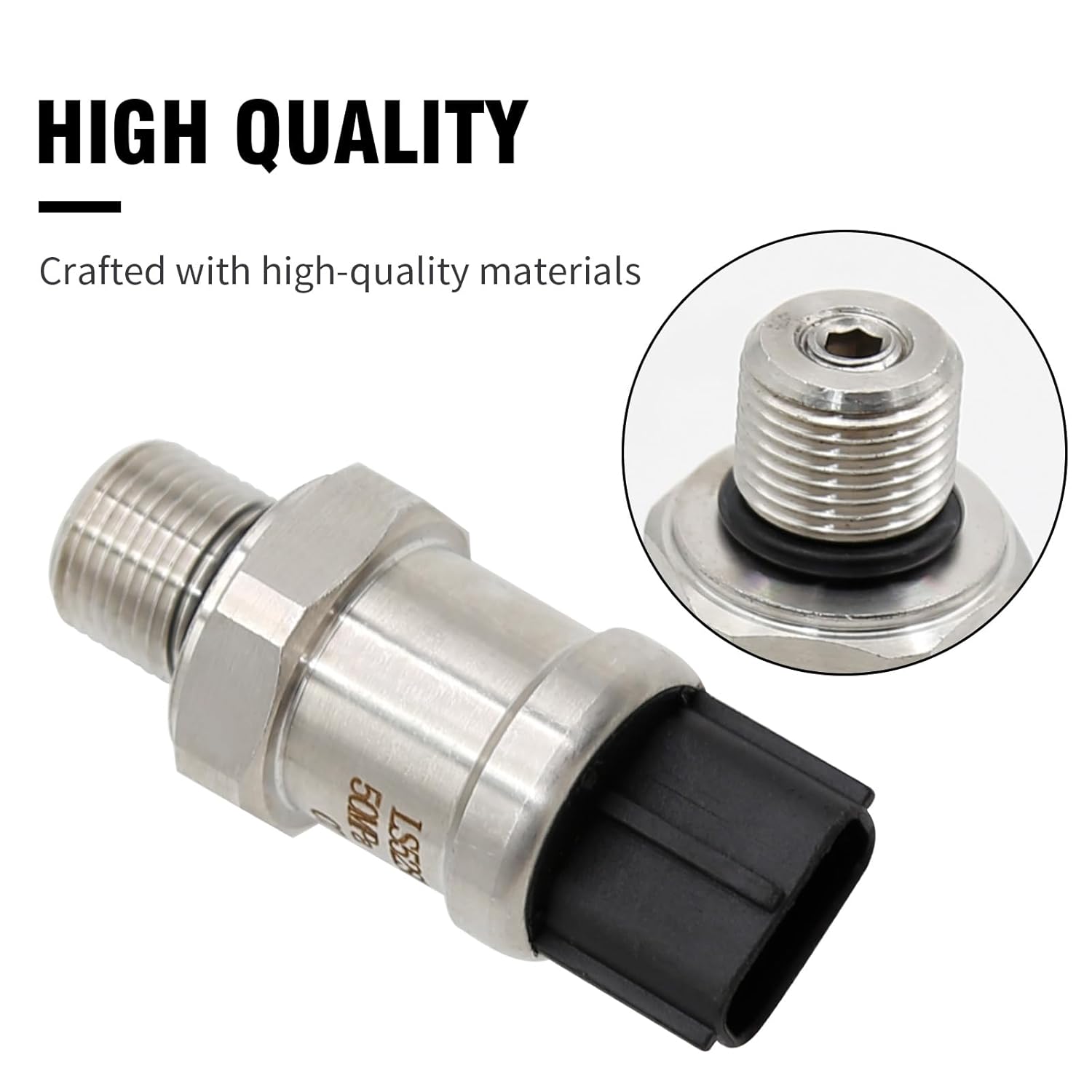 ZUDSKUY Sensor de Alta Presión Reemplazo para LS52S00015P1 Sensor de Alta Presión Excavadora Parte Compatible con Kobelco SK200-8