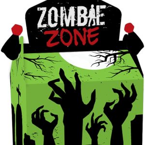Big Dot of Happiness Zombie Zone – Caja de golosinas para fiestas – Halloween o cumpleaños Zombie Crawl Party Goodie Gable Boxes – Juego de 12 Big Dot of Happiness Zombie Zone – Caja de golosinas para fiestas – Halloween o cumpleaños Zombie Crawl Party Goodie Gable Boxes – Juego de 12