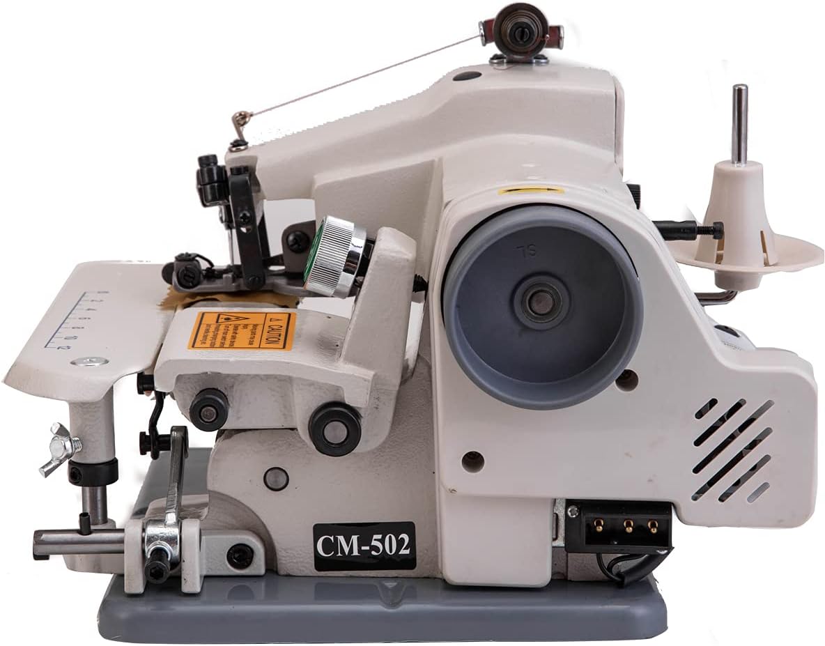 RM-500 Máquina de coser portátil, Máquina de coser y acolchar, Costura sin costuras, Mesa ancha, Máquina de coser de puntada ciega, Hemmer de punto
