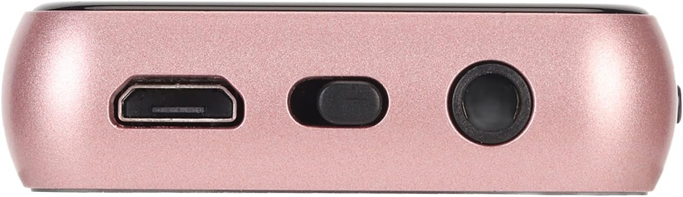 Reproductor Bluetooth MP3, reproductor de pantalla táctil de alta resolución de alta fidelidad de 1.8 pulgadas, compatible con grabación 8G
