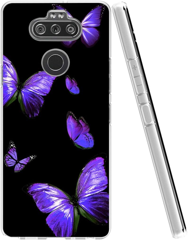 Zoeirc Funda para LG Aristo 5 Pluspara LG K31LG Risio 4para LG Phoenix 5para LG Fortune 3 Funda transparente para niñas, TPU suave a prueba de