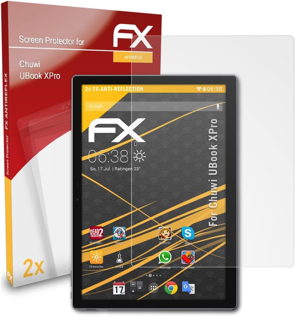 Protector de pantalla compatible con Chuwi UBook XPro, película protectora de pantalla antirreflectante y absorbente de golpes (2X)