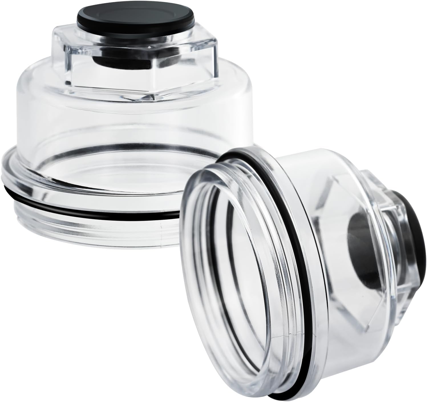 Paquete de 2 tapones de aceite K568220 3-34 de diámetro de rosca exterior para ejes de remolque AL-KOHayes 10K – 16K, con junta tórica y enchufe