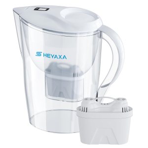 Jarras de filtro de agua para agua potable y de grifo, capacidad de 10 tazas, sin BPA, elimina flúor, cloro, plomo, productos químicos para siempre Jarras de filtro de agua para agua potable y de grifo, capacidad de 10 tazas, sin BPA, elimina flúor, cloro, plomo, productos químicos para siempre