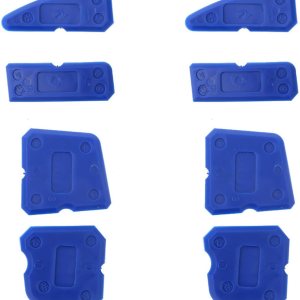 Juego de herramientas de calafateo de silicona de 8 piezas, kit de herramientas de acabado de calafateo para lechada, sellador y acabado de Juego de herramientas de calafateo de silicona de 8 piezas, kit de herramientas de acabado de calafateo para lechada, sellador y acabado de