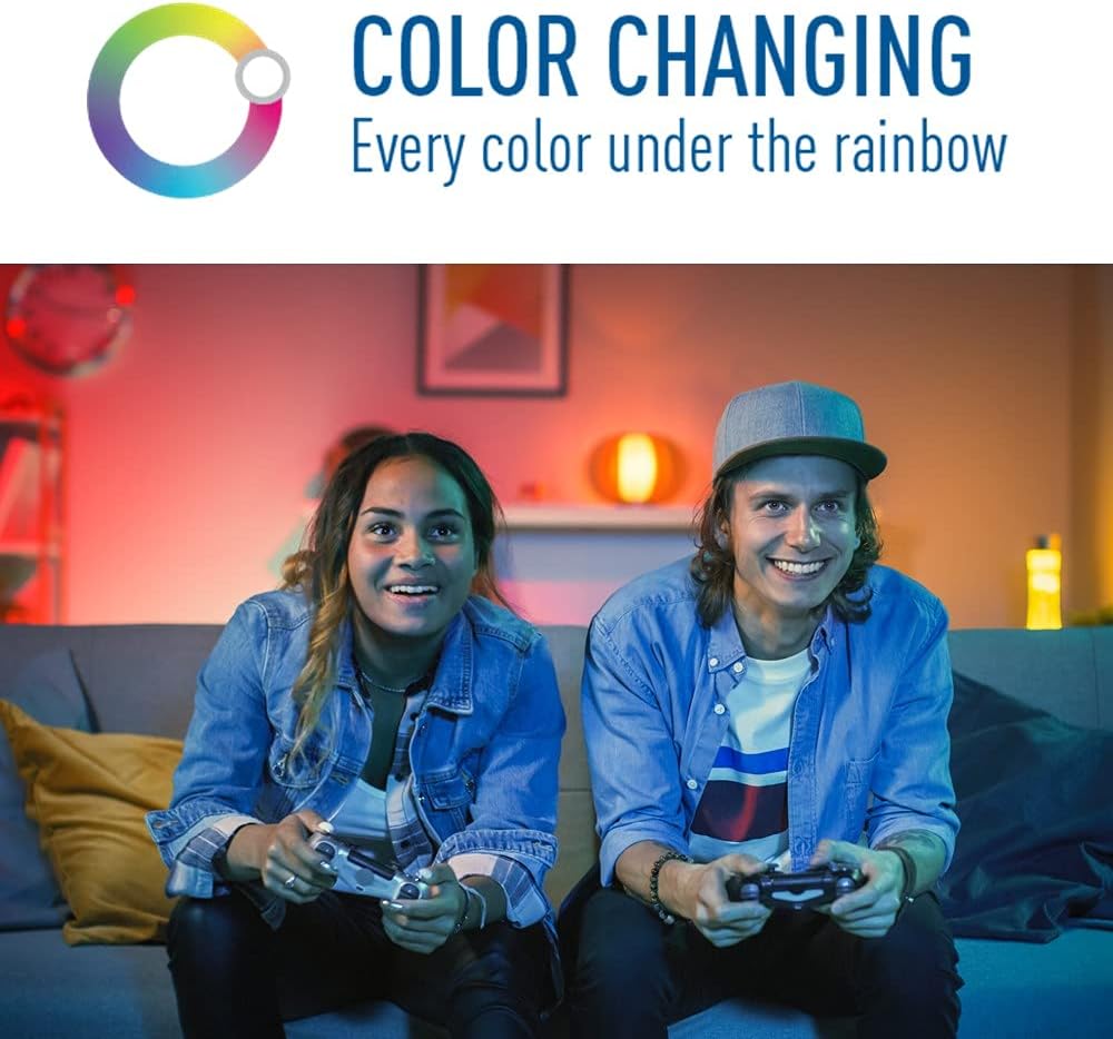 Cree Lighting Connected Max Smart Led Downlight de 6 pulgadas ajustable blanco + cambio de color, 2.4 GHz, funciona con Alexa y Google Home, no