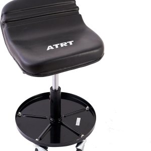ATRT Asiento mecánico neumático con ruedas de capacidad de 300 libras, taburete con ruedas resistentes de 2.5 pulgadas y bandeja de herramientas, ATRT Asiento mecánico neumático con ruedas de capacidad de 300 libras, taburete con ruedas resistentes de 2.5 pulgadas y bandeja de herramientas,