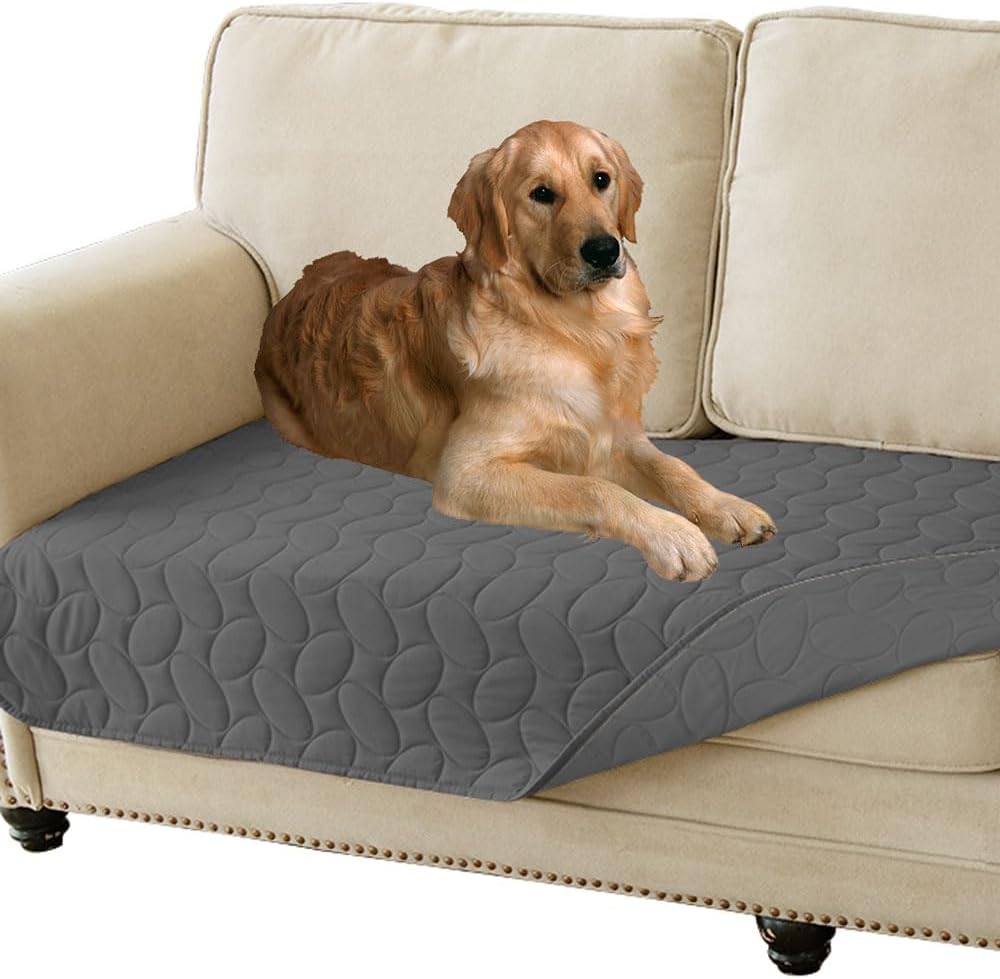 Ameritex Manta de cama para perro, impermeable, reversible, funda para sofá, manta para mascotas, para muebles, cama, sofá