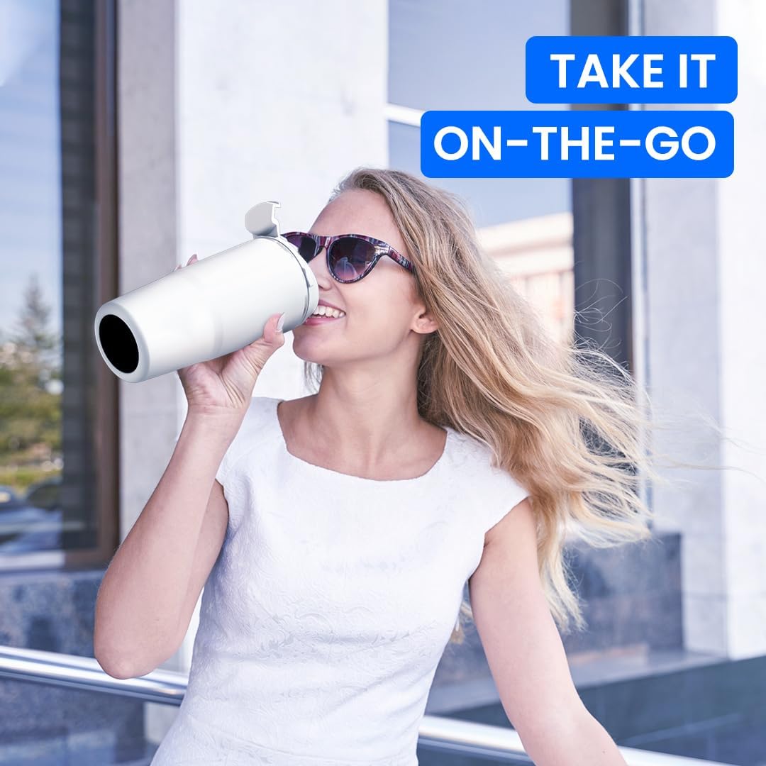 Frostbuddy To Go Buddy – Vaso térmico de acero inoxidable con aislamiento al vacío de 30 onzas, tazas térmicas para bebidas calientes y frías, vaso