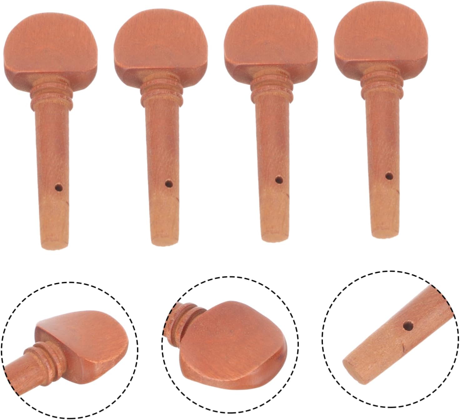 ERINGOGO 16 piezas de afinadores de violín Accesorios de violín Clavijas de afinación de violín Piezas de violín Accesorios mecánicos Suministros de