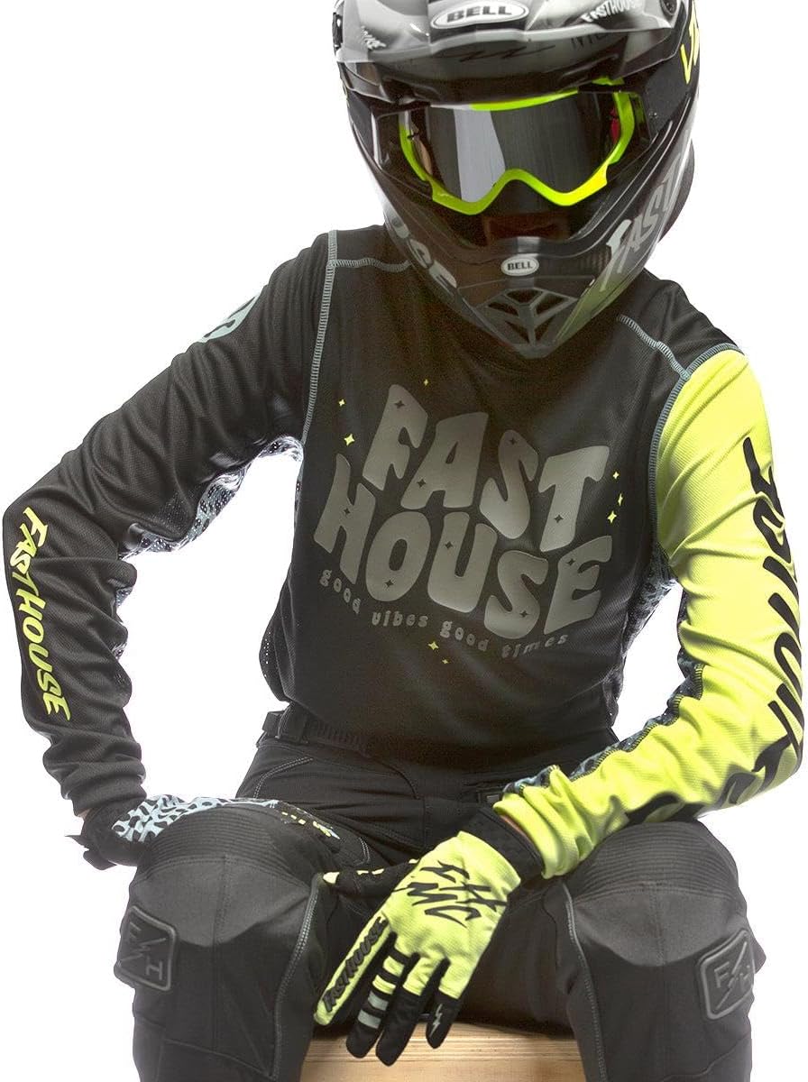 FASTHOUSE Camiseta Grindhouse Zenith para mujer, color negro