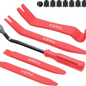 XBRN Kit de herramientas de extracción de moldura automática, kit de herramientas de 13 piezas de panel de automóvil, puerta y ventana, juego de XBRN Kit de herramientas de extracción de moldura automática, kit de herramientas de 13 piezas de panel de automóvil, puerta y ventana, juego de