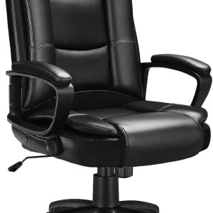 LEMBERI Silla de escritorio de oficina, silla ejecutiva gerencial grande y alta, silla de computadora con respaldo alto, sillas ergonómicas de piel LEMBERI Silla de escritorio de oficina, silla ejecutiva gerencial grande y alta, silla de computadora con respaldo alto, sillas ergonómicas de piel