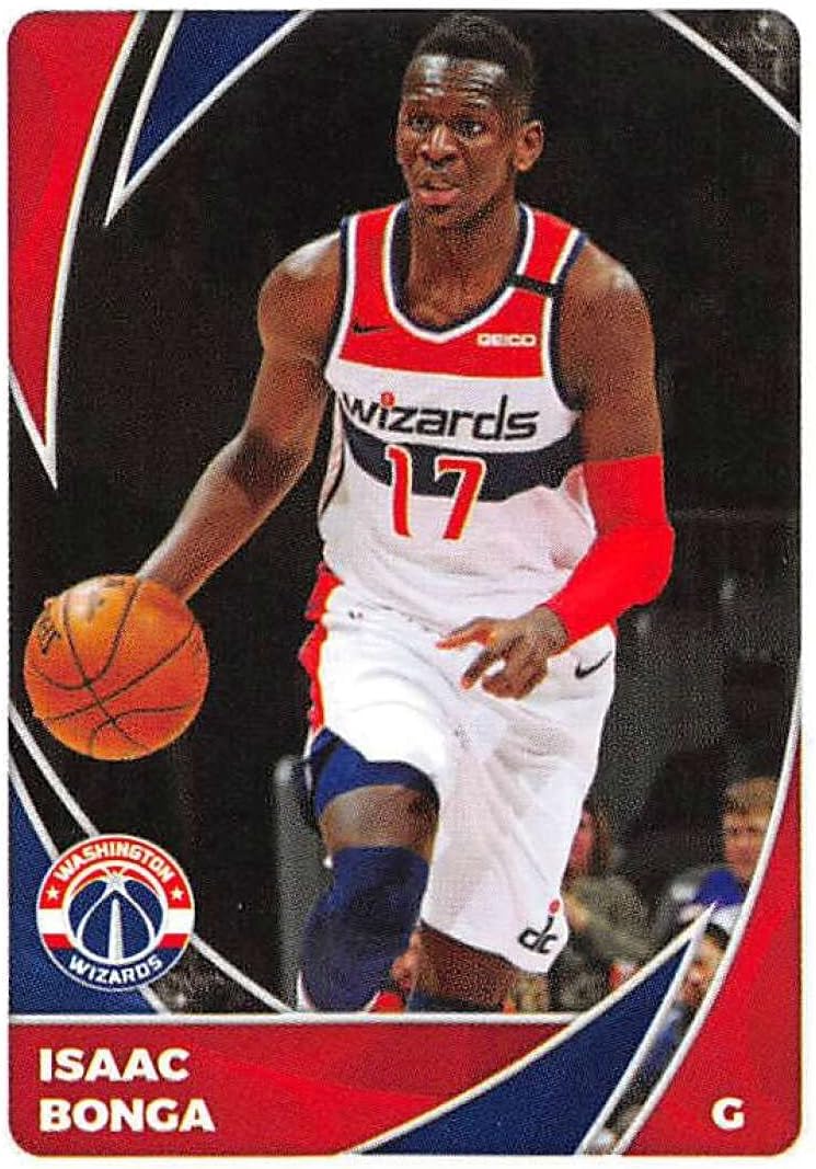 2020-21 Panini Stickers #294 Isaac Bonga Official NBA Basketball Album Sticker Measuring 2.75 inch tall X 2 inches wide in Raw (NM or Better