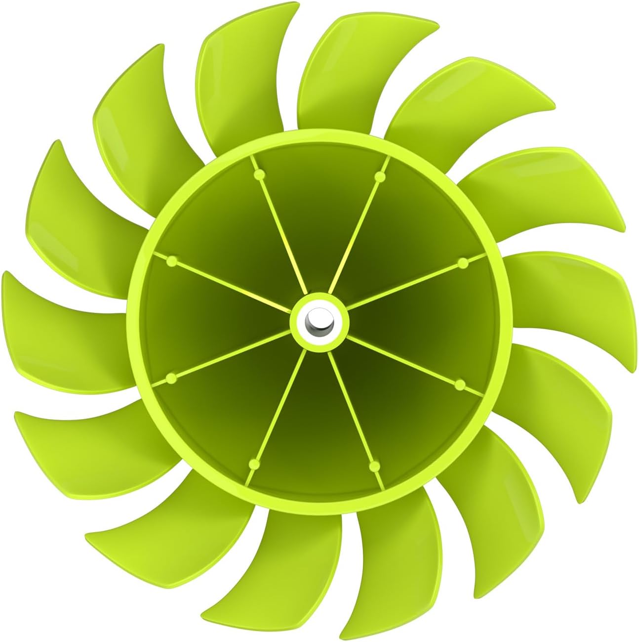 529437004 Hoja de ventilador soplador de hojas para ventilador Ryobi 18 voltios ventilador P2108 P21018 P21081VN P21081VN compatible con soplador de