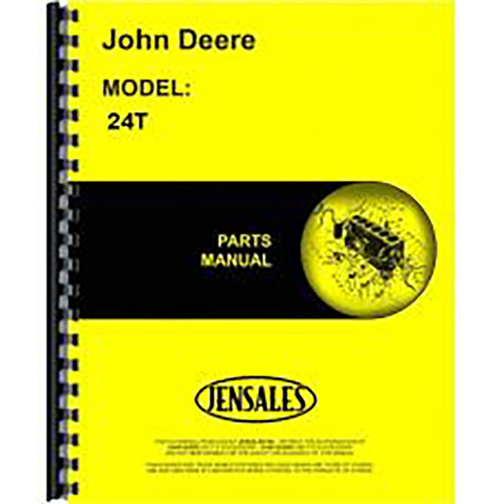 RAParts se adapta a John Deere 24T Twine Tie Empacadora Manual de piezas (empacadora de cordel) compatible con JD-P-PC997