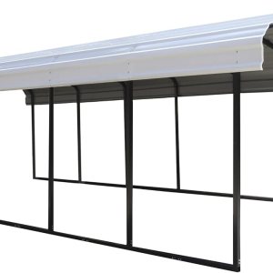 Arrow Shed CPH122907 Cochera de calibre 29 con paneles de techo de acero galvanizado, 12′ x 29′ x 7′, cáscara de huevo Arrow Shed CPH122907 Cochera de calibre 29 con paneles de techo de acero galvanizado, 12′ x 29′ x 7′, cáscara de huevo