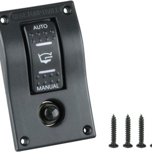 Amarine Made Panel de interruptor de bomba de achique basculante LED de lujo y disyuntor  Interruptores de control con luz LED para autocaravana, Amarine Made Panel de interruptor de bomba de achique basculante LED de lujo y disyuntor  Interruptores de control con luz LED para autocaravana,