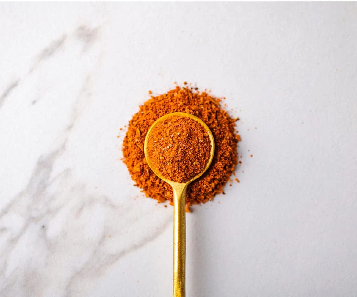 Savory Spice Nashville – Especias de pollo frito caliente – Nashville condimento de pollo caliente para pollo frito picante (tarro medio – Neto 2.4