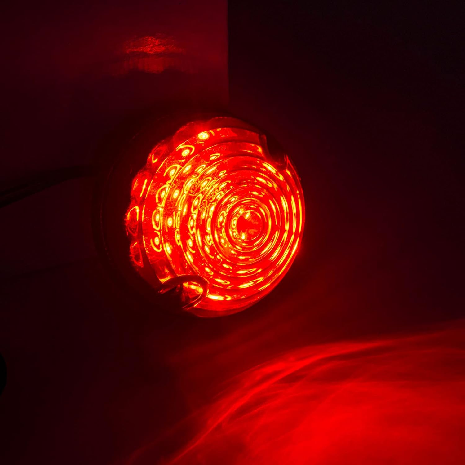 NSLUMO Defender – Luces traseras LED de freno, 2 piezas de lente ahumada de 2.874 in, lámpara trasera trasera roja para Land Rover Defender