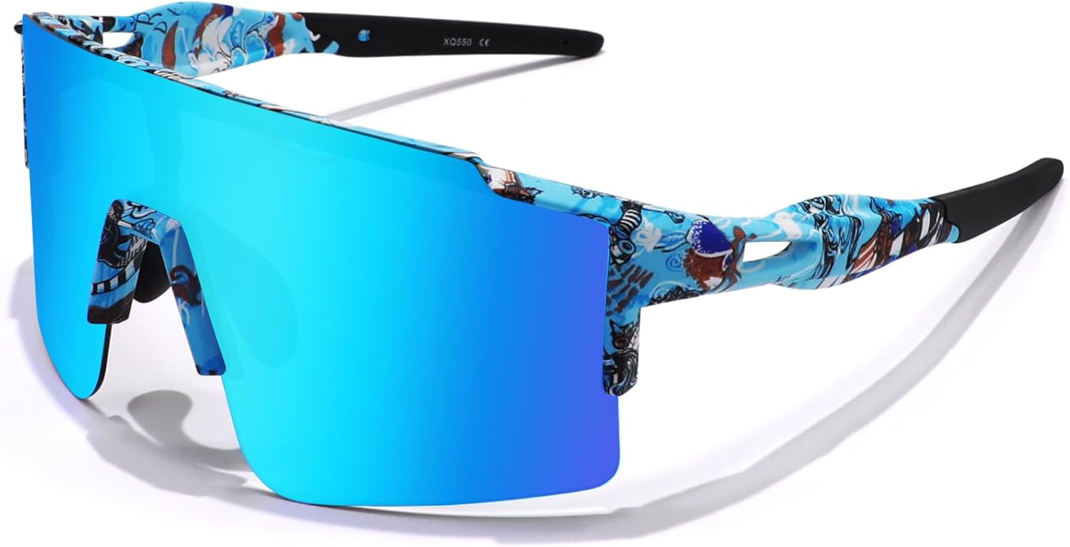 Gafas de sol polarizadas para ciclismo hombres y mujeres con 1 lente o 3 lentes intercambiables gafas de béisbol