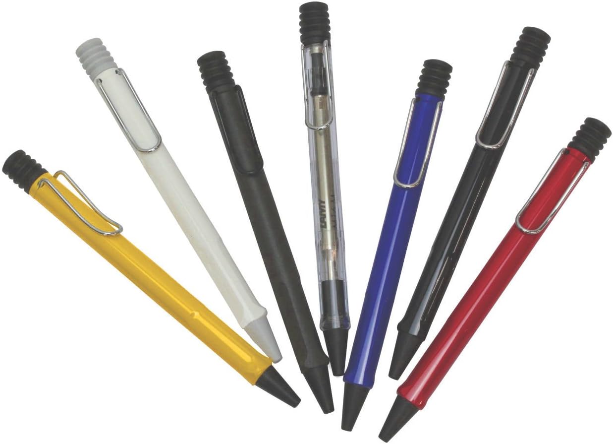 LAMY Bolígrafo L217, a base de aceite, safari, negro, punta mediana