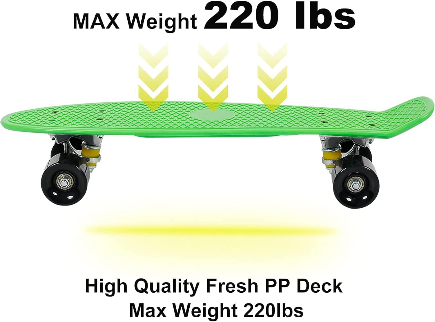 SISIGAD Patineta para niños  Monopatín de 22 pulgadas con ruedas iluminadas  Patineta para principiantes para niños y niñas  El mejor regalo para