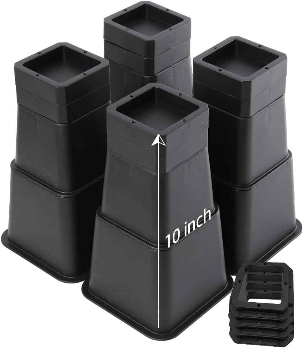 Elevadores de cama, elevadores de muebles de gran tamaño, 12345678910 pulgadas, bloques de elevación ajustables para cama, sofá, escritorio, sofá,