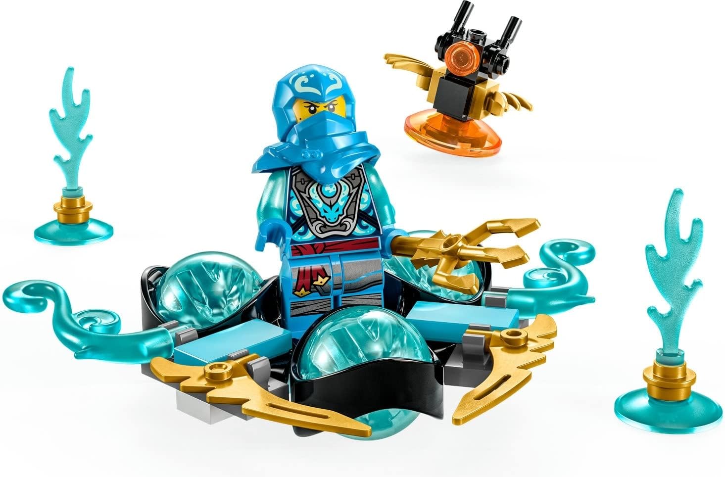Lego Ninjago Set of 4 71777 Kai’s Dragon Power Spinjitzu Flip, 71778 Nya’s Dragon Power Spinjitzu Drift, 71779 Lloyds Dragon Power Spinjitzu Spin &