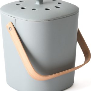 Bamboozle – Contenedor de compostaje de 1 galón, contenedor de descomposición natural con 2 filtros a base de cáñamo, fibra de bambú sostenible, Bamboozle – Contenedor de compostaje de 1 galón, contenedor de descomposición natural con 2 filtros a base de cáñamo, fibra de bambú sostenible,